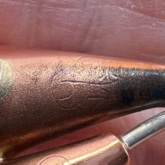 Vintage Stuart NYE Copper Sterling Double Calla LILY BROOCH Pin Costume Jewelry - Picture 11 of 12